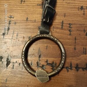 Troon Golf Experience Bag Tag Leather Strap Scottsdale AZ Brass Ring Key ba